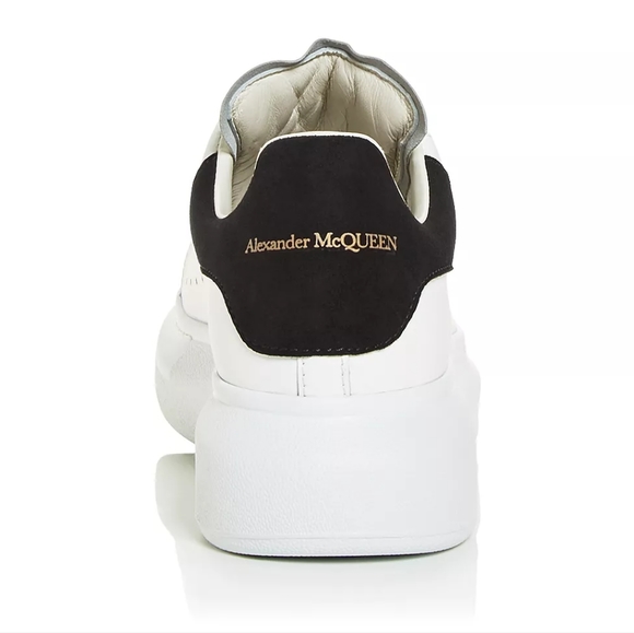 Alexander McQueen Women's Oversized Suede Heel Detail Sneakers 37 - Picture 6 of 12